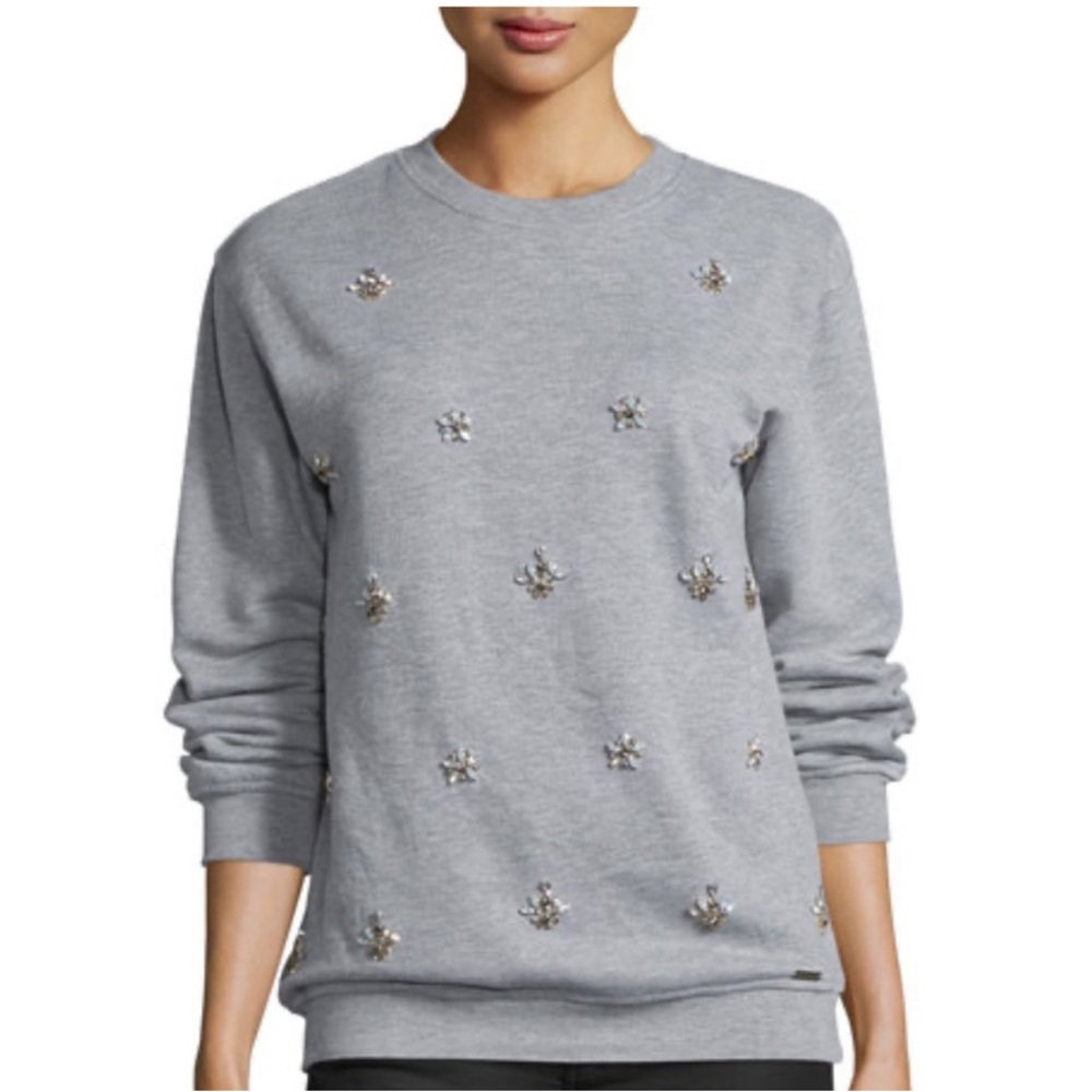 JCREW Embellished Sweatshirt